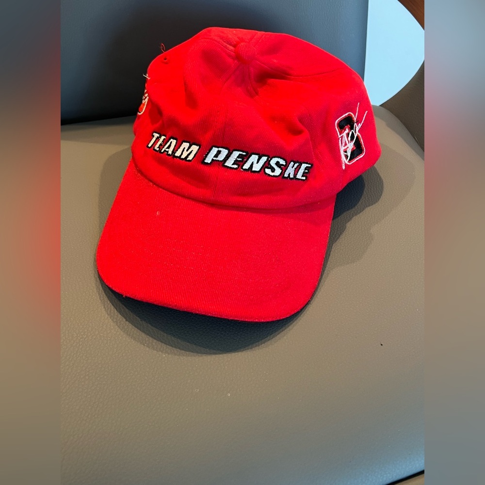 Team Penske Indy car racing hat with Ryan Brisco and  Hélio Castroneves patches